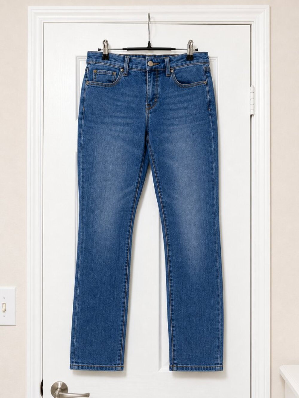 Pilcro and the Letterpress High-Rise Straight-Leg Jeans